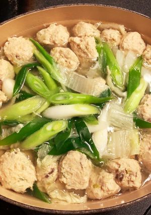 ネギたっぷり鶏団子鍋-レシピのメイン写真