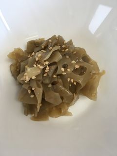 レンコンのきんぴら-レシピのメイン写真