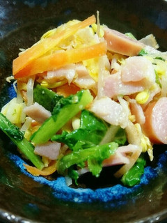桃の節句♥なばな彩り野菜炒め-レシピのメイン写真