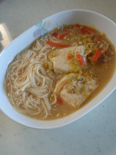 ヘルシー♪とろとろ湯豆腐うどん。-レシピのメイン写真