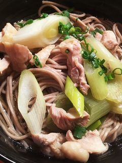 簡単!とりネギ蕎麦-レシピのメイン写真