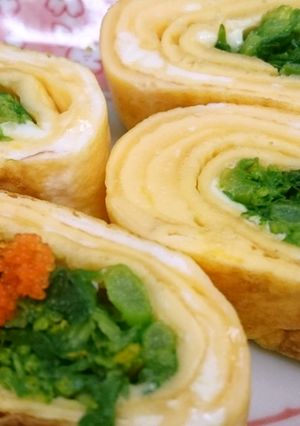 お年寄り絶賛シリーズ❗菜花、卵焼き❗-レシピのメイン写真