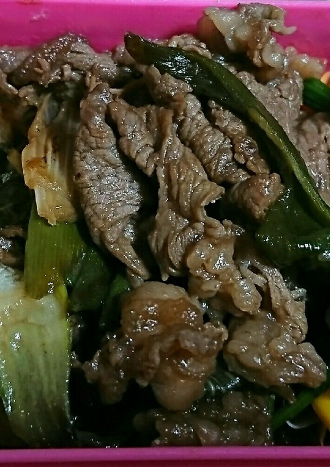 牛肉とネギのすき焼き風-レシピのメイン写真