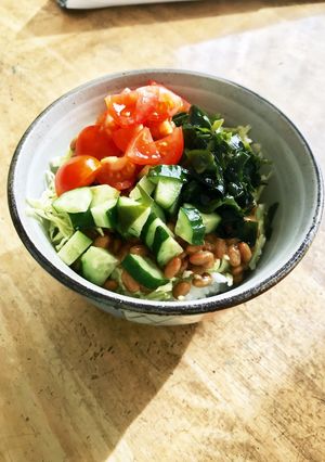ひと手間 納豆ごはん (記録用)-レシピのメイン写真