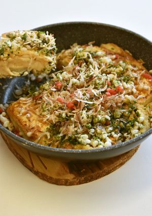 めちゃくちゃうまいお好み焼き豆腐ステーキ-レシピのメイン写真
