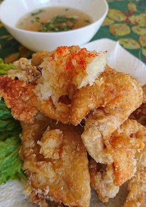 鶏皮パリッと❗おろしとポン酢醤油で☆-レシピのメイン写真