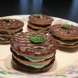 ミントリキュールでチョコサンドクッキー♪