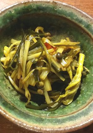 うどの皮・穂先と出し殻昆布の薄味きんぴら-レシピのメイン写真