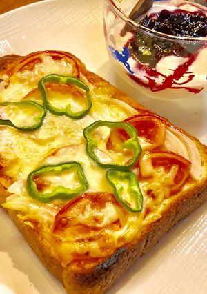 簡単！ピザトースト-レシピのメイン写真