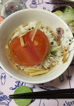 トマト雑炊-レシピのメイン写真