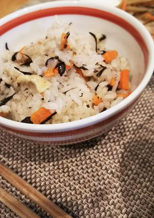 ひじきの炊き込みご飯-レシピのメイン写真