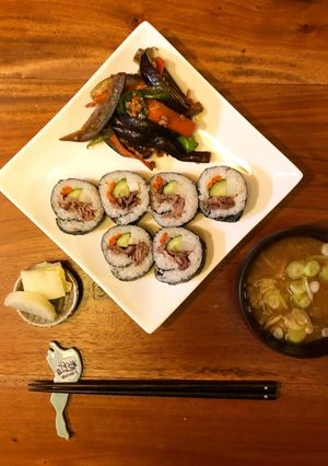 韓国風キンパ-レシピのメイン写真