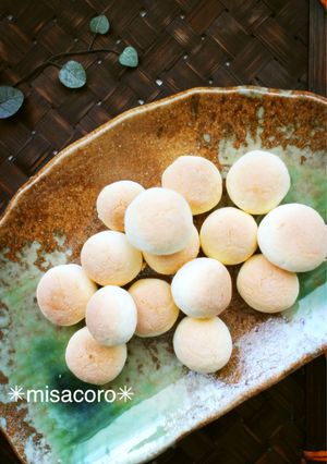 m材料3つの卵ボーロ-レシピのメイン写真
