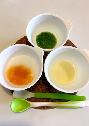 ☆離乳食初期☆ １０倍粥＋野菜３種-レシピのメイン写真