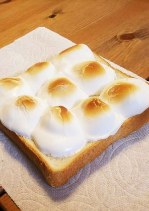 びよ~ん♪とマシュマロトースト-レシピのメイン写真