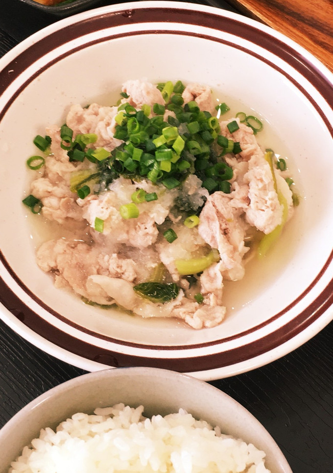 とっても簡単！豚肉と青梗菜のみぞれ煮-レシピのメイン写真