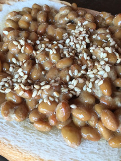 ハニー納豆トースト-レシピのメイン写真