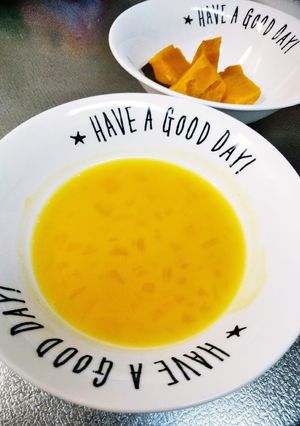 【離乳食完了期】かぼちゃのポタージュ-レシピのメイン写真