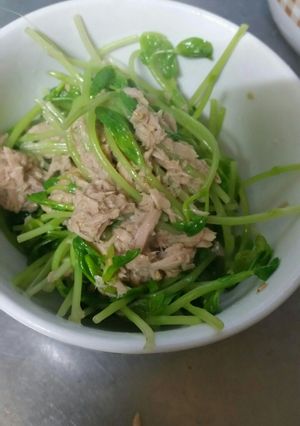 無限豆苗-レシピのメイン写真