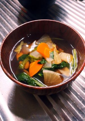 温か♡鶏と野菜の具沢山スープお雑煮にも!-レシピのメイン写真