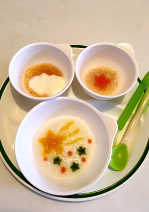 ☆離乳食初期〜中期☆ 七夕プレート-レシピのメイン写真
