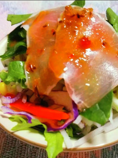 生ハムとほうれん草のサラダ-レシピのメイン写真