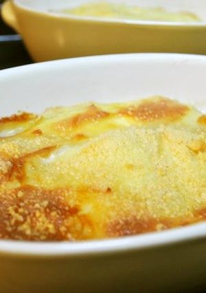 牡蠣とアスパラの豆乳グラタン-レシピのメイン写真