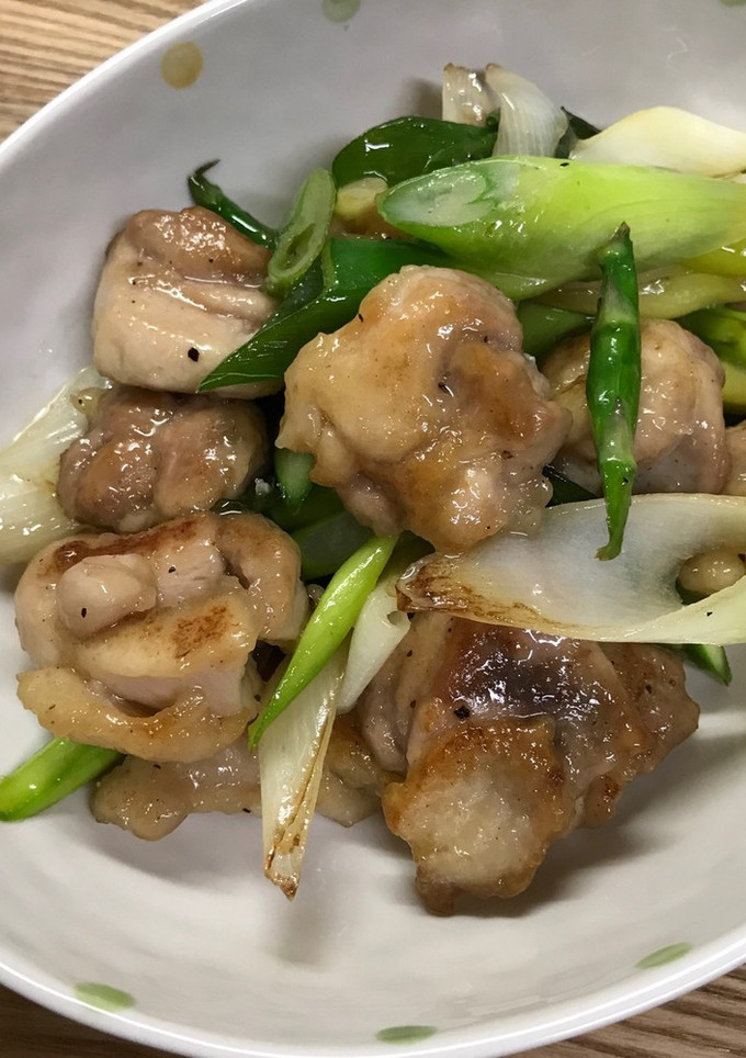 鶏肉と長ネギの塩ダレ炒め☆-レシピのメイン写真