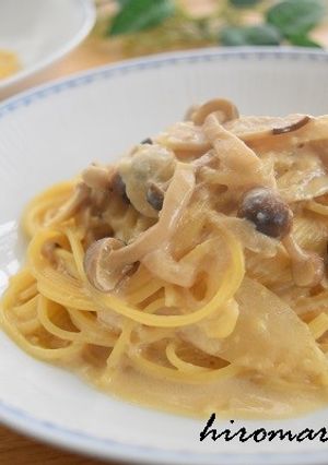 きのこたっぷり♡味噌クリームパスタ-レシピのメイン写真