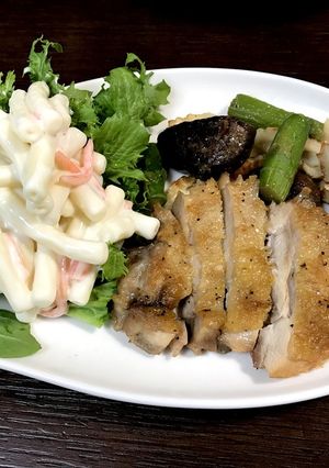 献立メモ *ˊᵕˋ)੭☆チキンソテー-レシピのメイン写真
