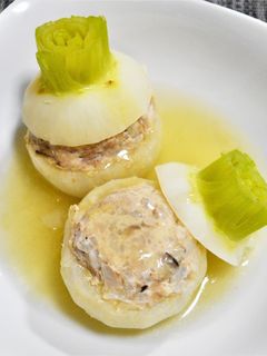 とろ〜り餡かけ「カブの肉詰め」-レシピのメイン写真