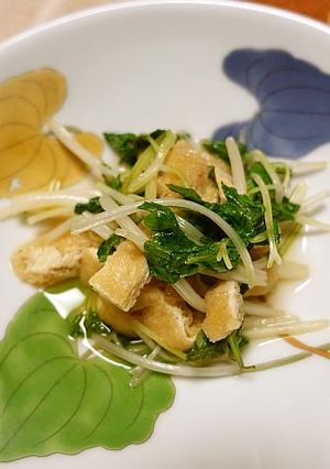 ホワイトセロリと薄揚げのさっと煮-レシピのメイン写真