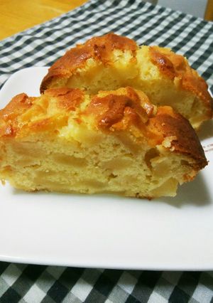 簡単～♡ごろごろリンゴのパウンドケーキ♡-レシピのメイン写真