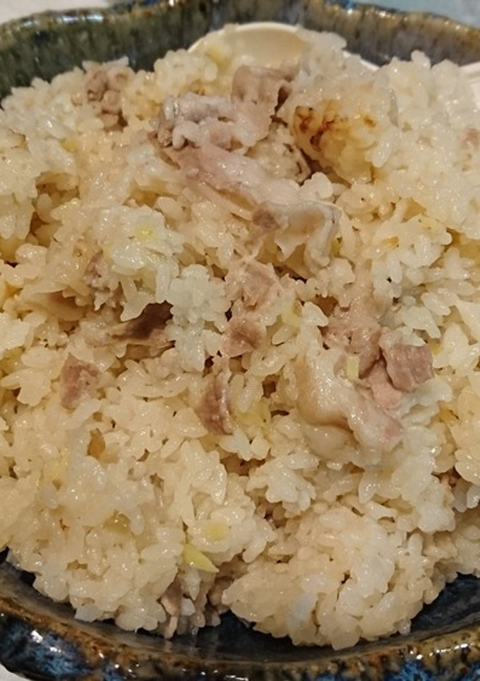 豚肉としょうがの炊き込みご飯-レシピのメイン写真