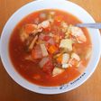 炊飯器チリトマトスープ ミネストローネ?
