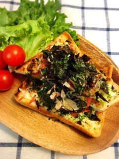 * たこ焼き風トースト *-レシピのメイン写真