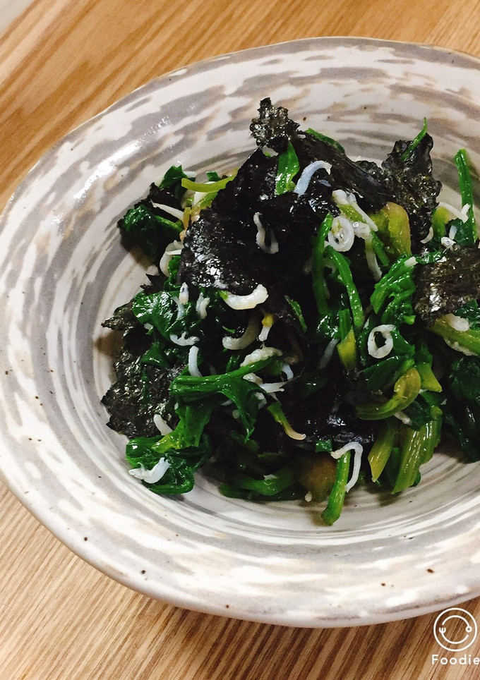 ほうれん草の海苔しらすお浸し(^^)-レシピのメイン写真
