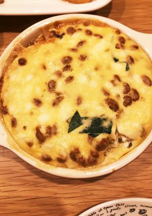 洗い物は少なく！納豆スフレ-レシピのメイン写真