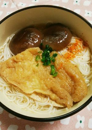 超簡単にゅうめん♡あげは甘辛煮♡-レシピのメイン写真