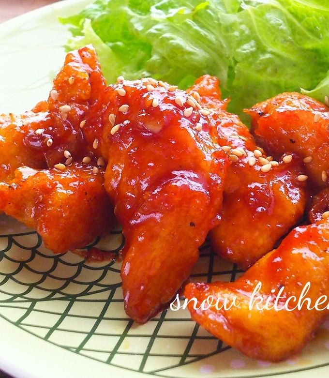 甘辛美味しい☆ヤンニョムチキン-レシピのメイン写真