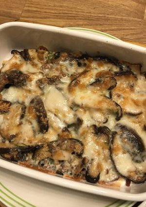 畔上流　椎茸とベーコンのチーズ焼き-レシピのメイン写真