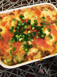 【簡単】豆腐のアボカド納豆グラタン-レシピのメイン写真