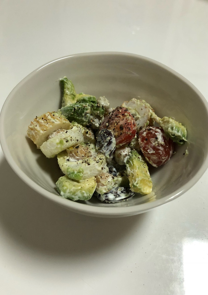 簡単女子モテ！ちくわと豆とチーズのサラダ-レシピのメイン写真