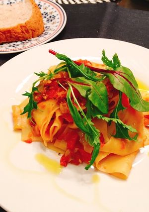 トマトとズッキーニのパスタ-レシピのメイン写真