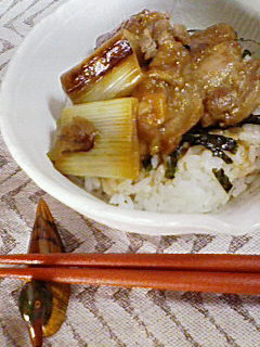 焼き鳥(ねぎま)丼-レシピのメイン写真