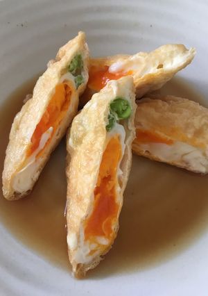 油揚げ卵-レシピのメイン写真