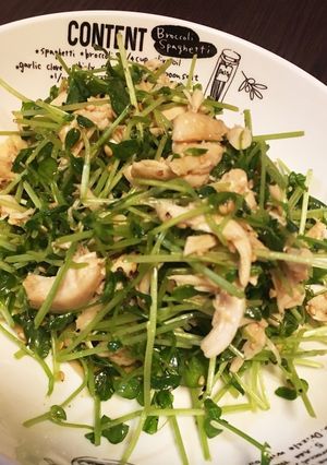 簡単！豆苗サラダ-レシピのメイン写真