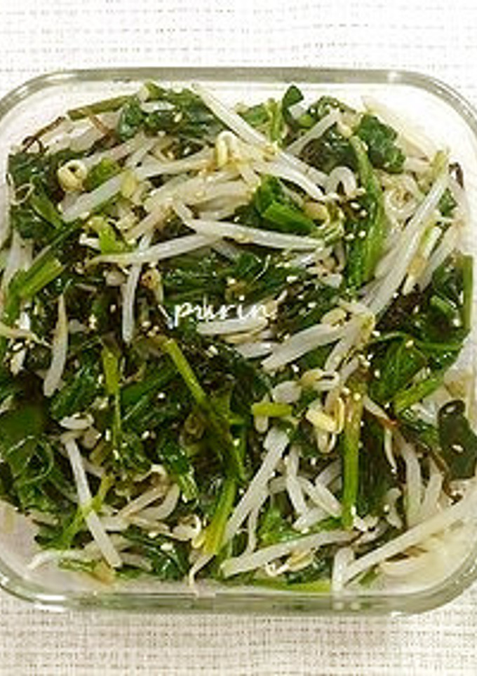 もやしとほうれん草の塩コンブナムル-レシピのメイン写真