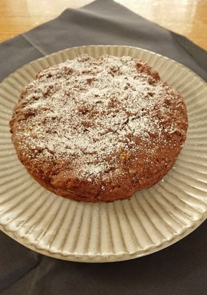 バナナとココアのHMケーキバレンタイン-レシピのメイン写真