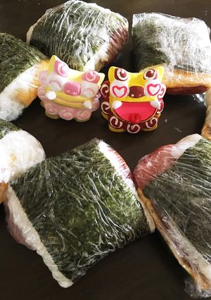 鍋１つで沖縄の母の味♡ポーク卵おにぎり-レシピのメイン写真